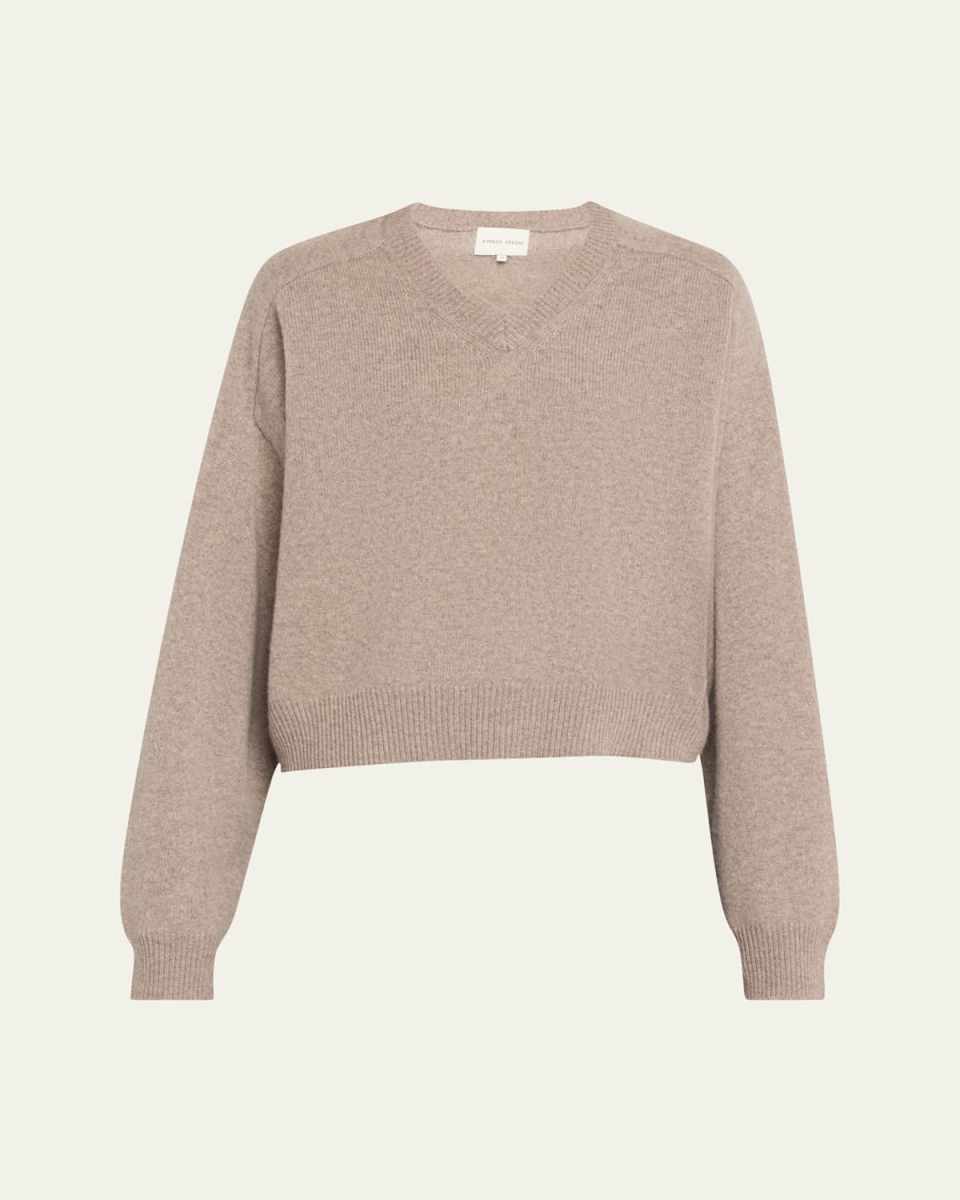 Anzor V-Neck Cashmere Sweater